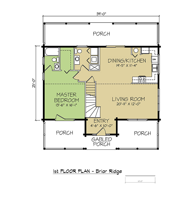 1st FLOOR PLAN - Briar Ridge 1st FLOOR PLAN - Briar Ridge