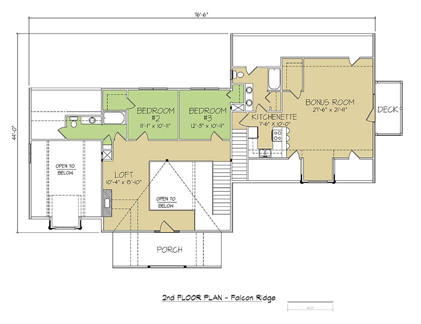 2nd FLOOR PLAN - Falcon Ridge 2nd FLOOR PLAN - Falcon Ridge