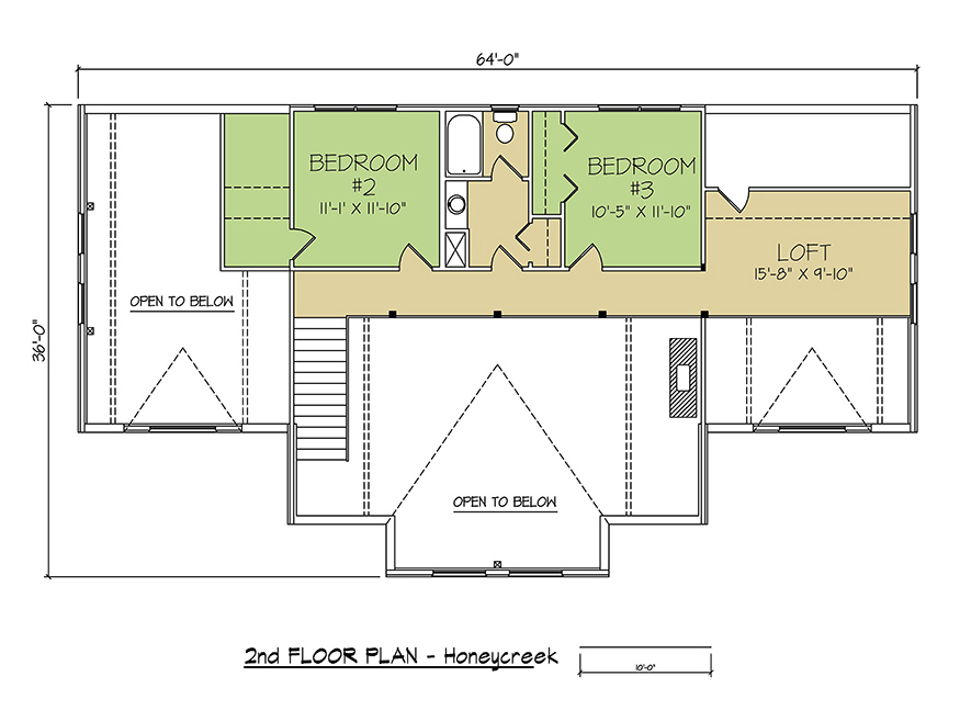 2nd FLOOR PLAN - Honey Creek 2nd FLOOR PLAN - Honey Creek