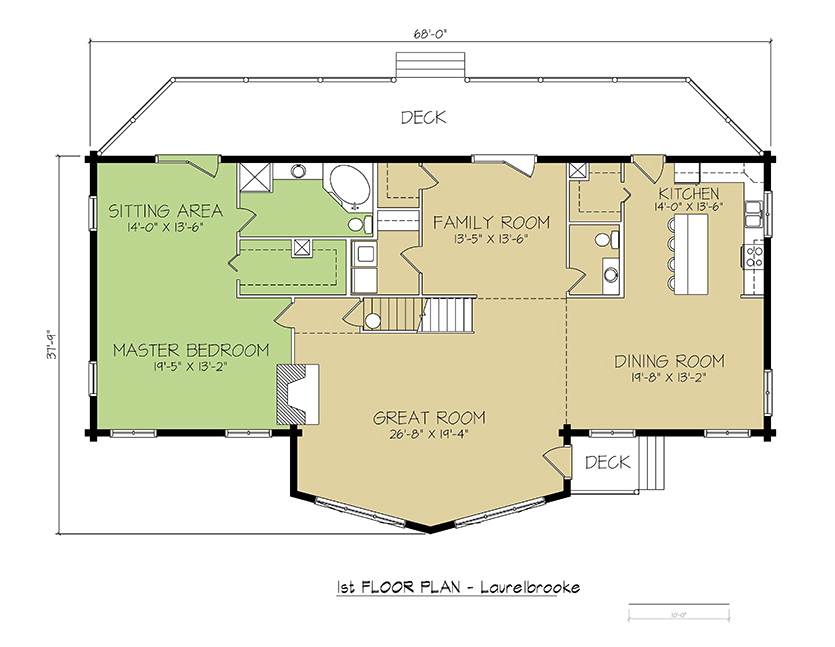 1st FLOOR PLAN - Laurelbrooke 1st FLOOR PLAN - Laurelbrooke