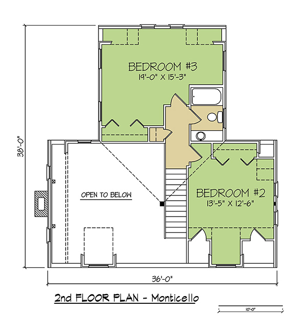 2nd FLOOR PLAN - Monticello 2nd FLOOR PLAN - Monticello
