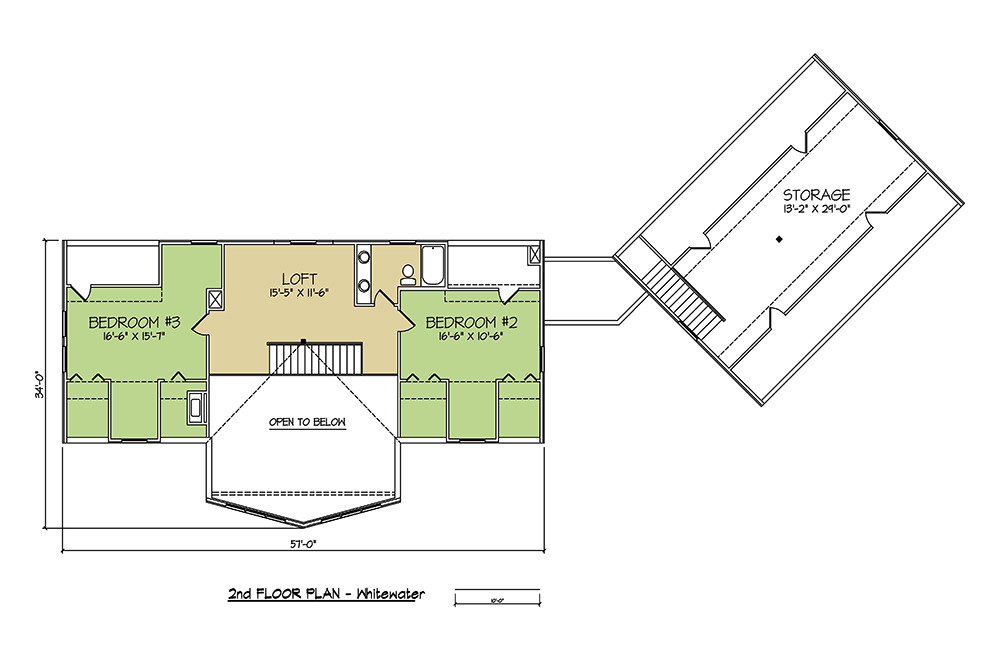 2nd FLOOR PLAN - Whitewater 2nd FLOOR PLAN - Whitewater