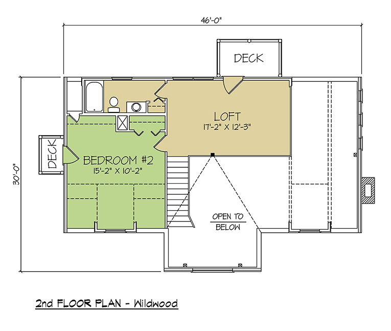 2nd FLOOR PLAN - Wildwood 2nd FLOOR PLAN - Wildwood