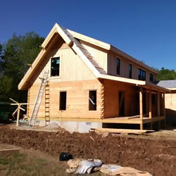 A LOG HOME THAT WAS ORDERED TWICE